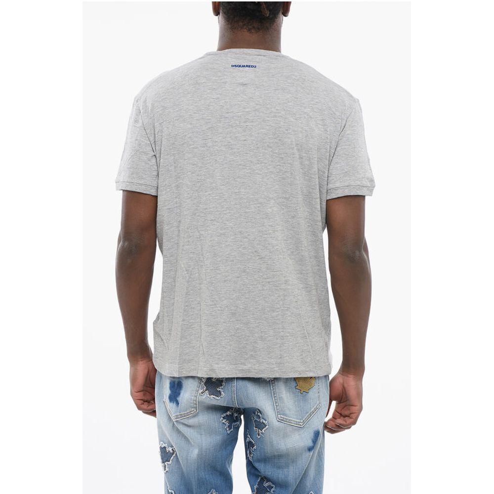 Dsquared² Crew Neck OUT OF HERE Cotton T-Shirt