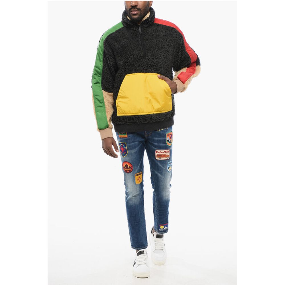 Dsquared² Sherpa RAIN PATCH Anorak with Nylon Details