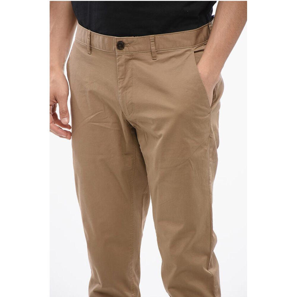 Michael Kors Stretch Cotton Skinny Fit Chinos Pants with Belt Loops