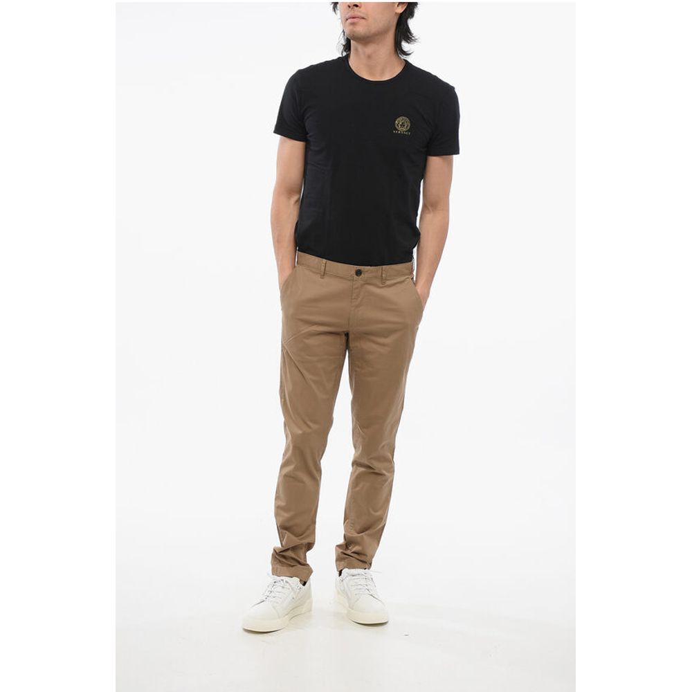 Michael Kors Stretch Cotton Skinny Fit Chinos Pants with Belt Loops