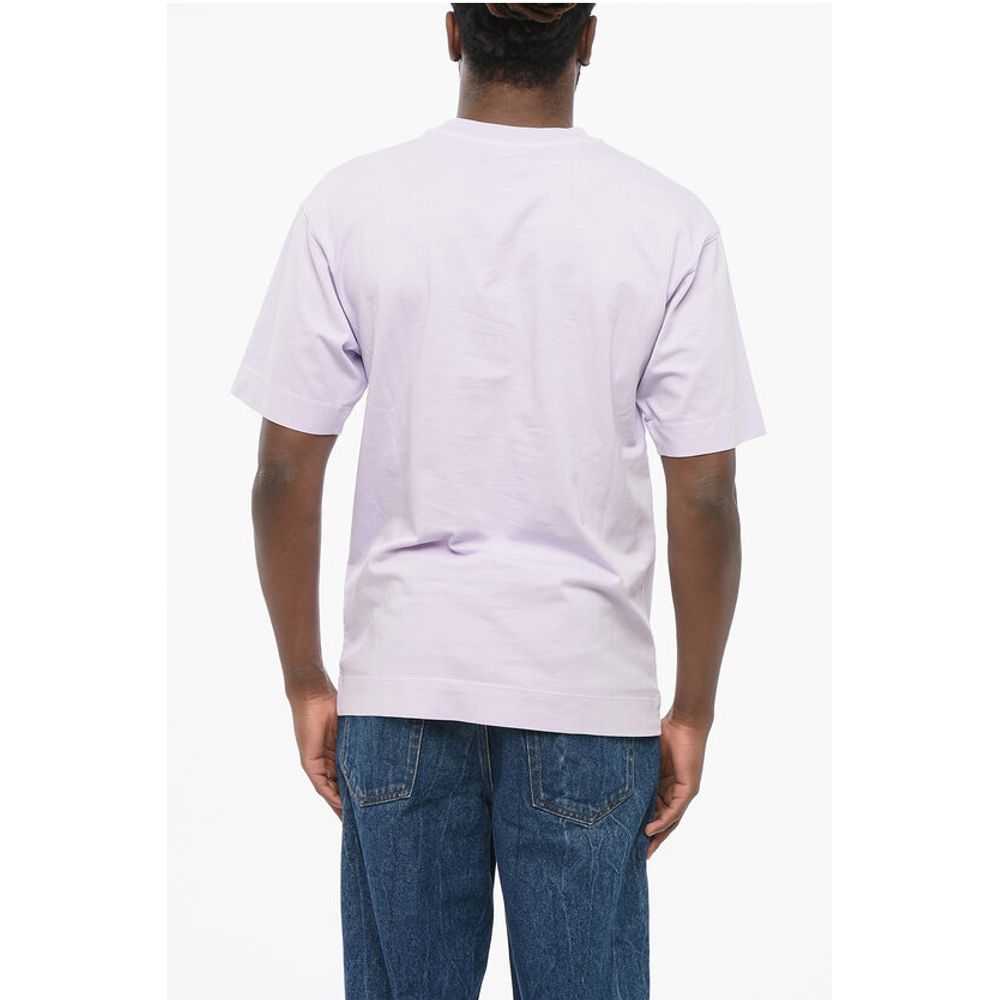 Dries Van Noten Crew Neck Monochrome Cotton T-Shirt