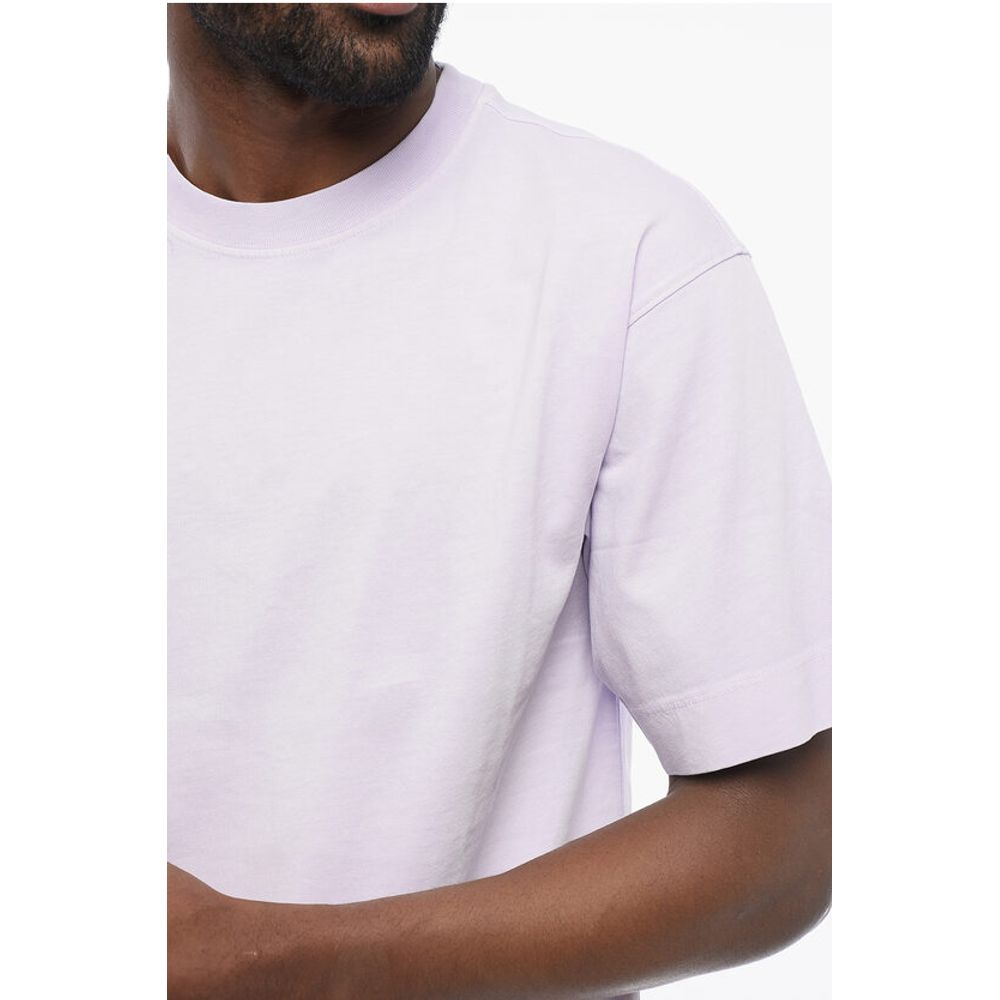Dries Van Noten Crew Neck Monochrome Cotton T-Shirt