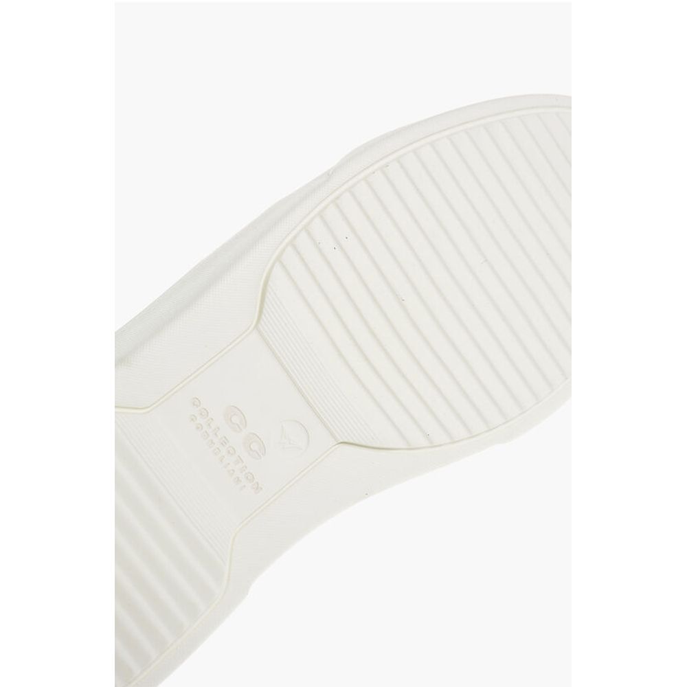 Corneliani CC COLLECTION Leather Low-top Sneakers With Suede Detail