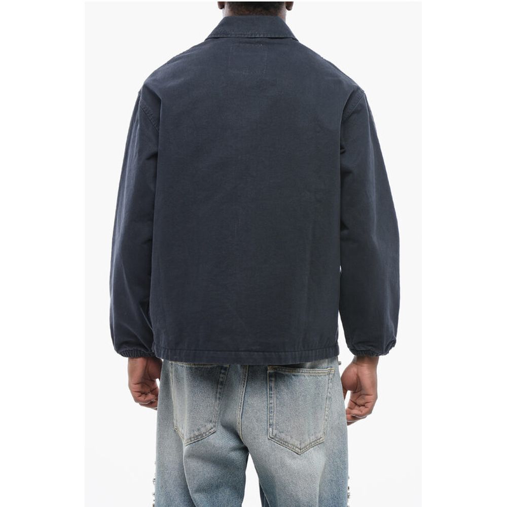 Armani EMPORIO Twill Cotton Overshirt with Snap Buttons