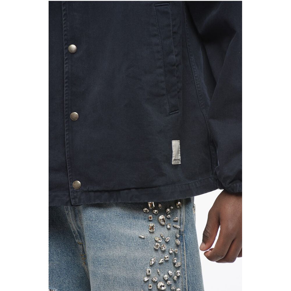 Armani EMPORIO Twill Cotton Overshirt with Snap Buttons