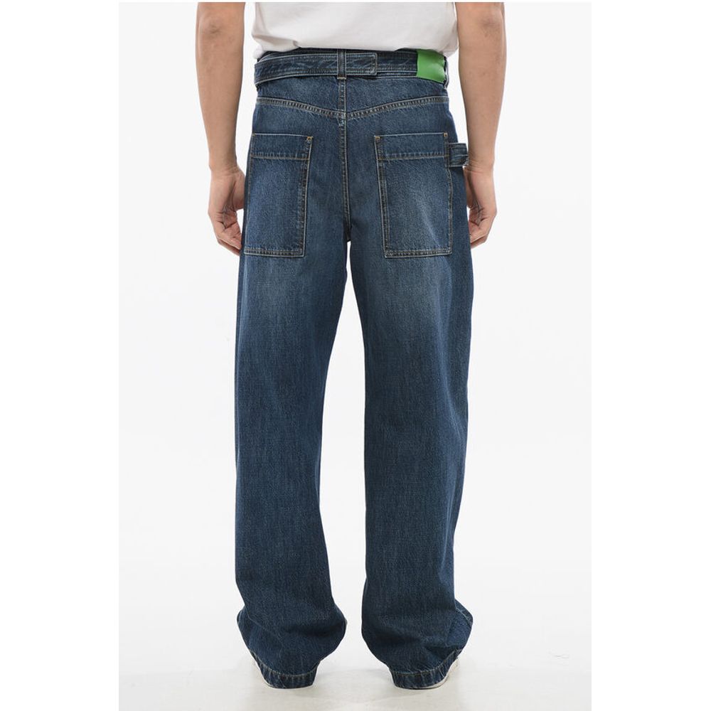 Bottega Veneta Mid Washed Denims with Belt 26cm