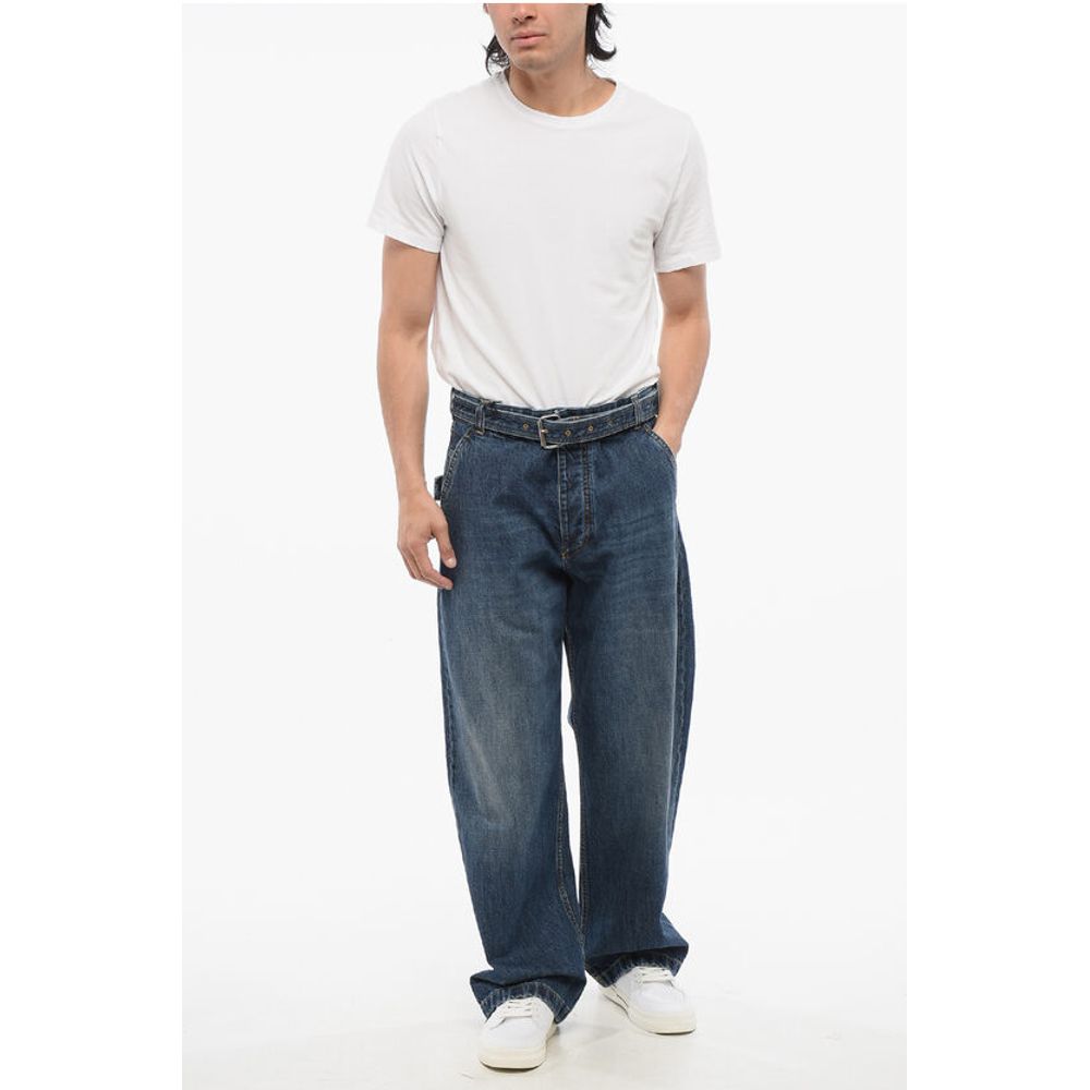 Bottega Veneta Mid Washed Denims with Belt 26cm