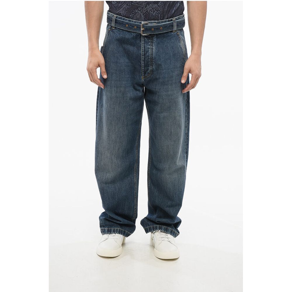 Bottega Veneta Mid Washed Denims with Belt 26cm
