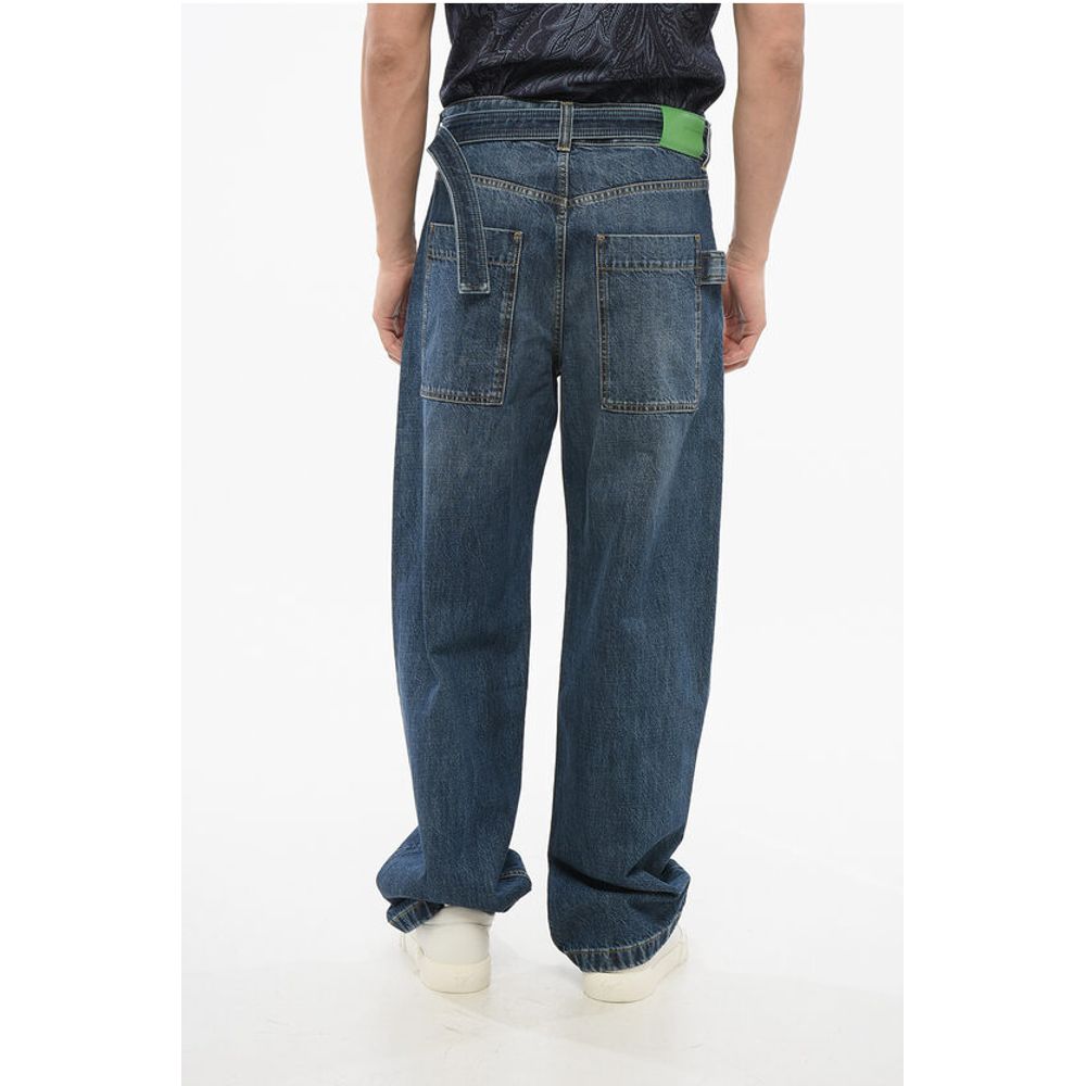 Bottega Veneta Mid Washed Denims with Belt 26cm