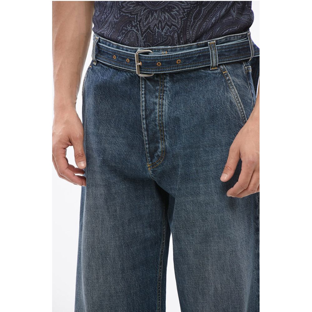 Bottega Veneta Mid Washed Denims with Belt 26cm