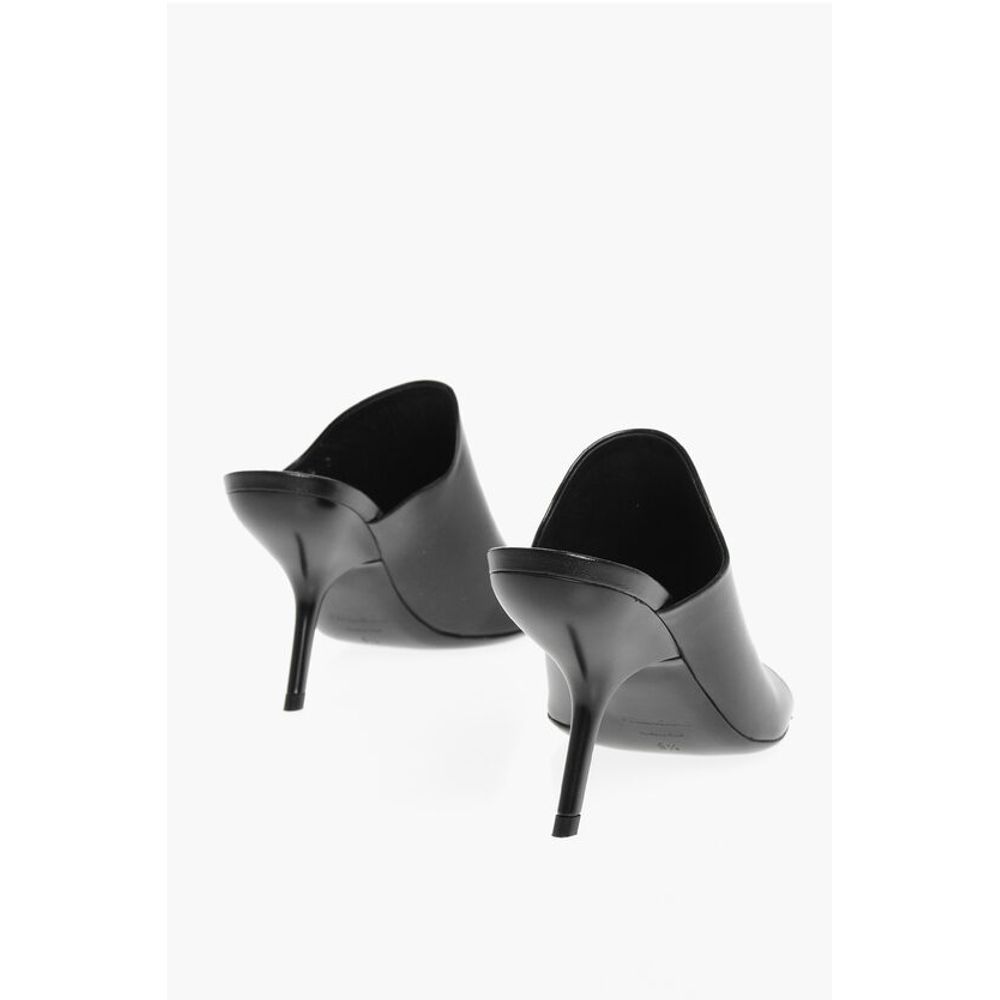 Salvatore Ferragamo Leather ERA Open Toe Mules 8cm