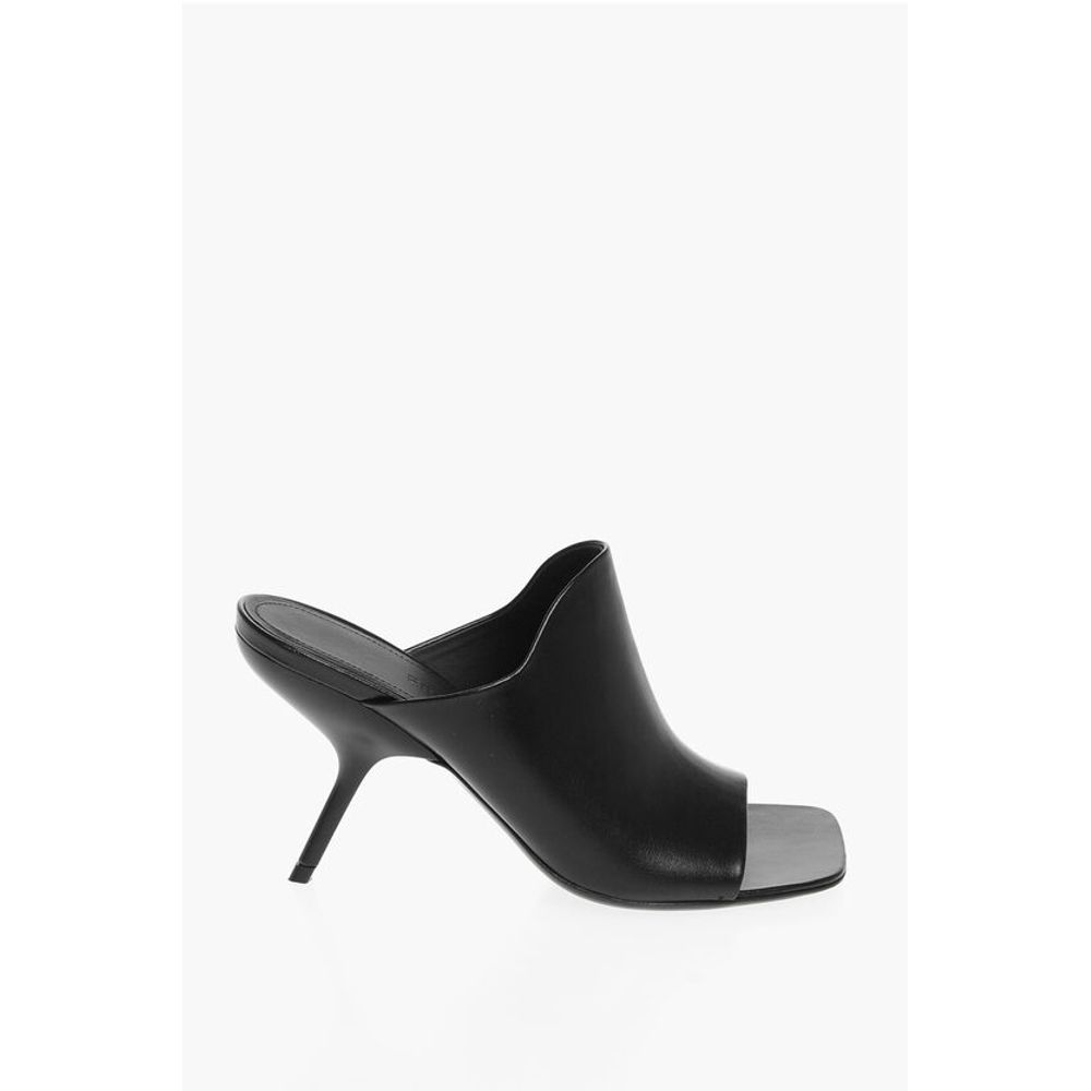 Salvatore Ferragamo Leather ERA Open Toe Mules 8cm