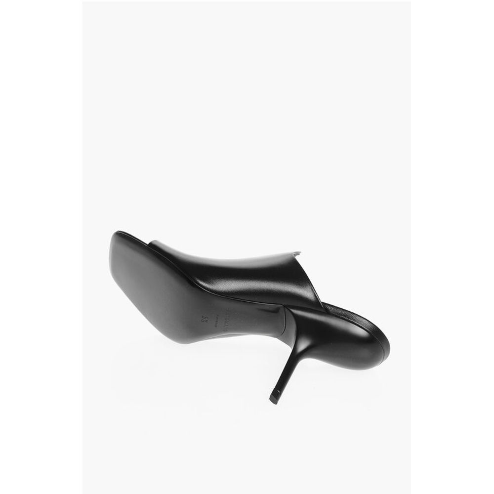 Salvatore Ferragamo Leather ERA Open Toe Mules 8cm