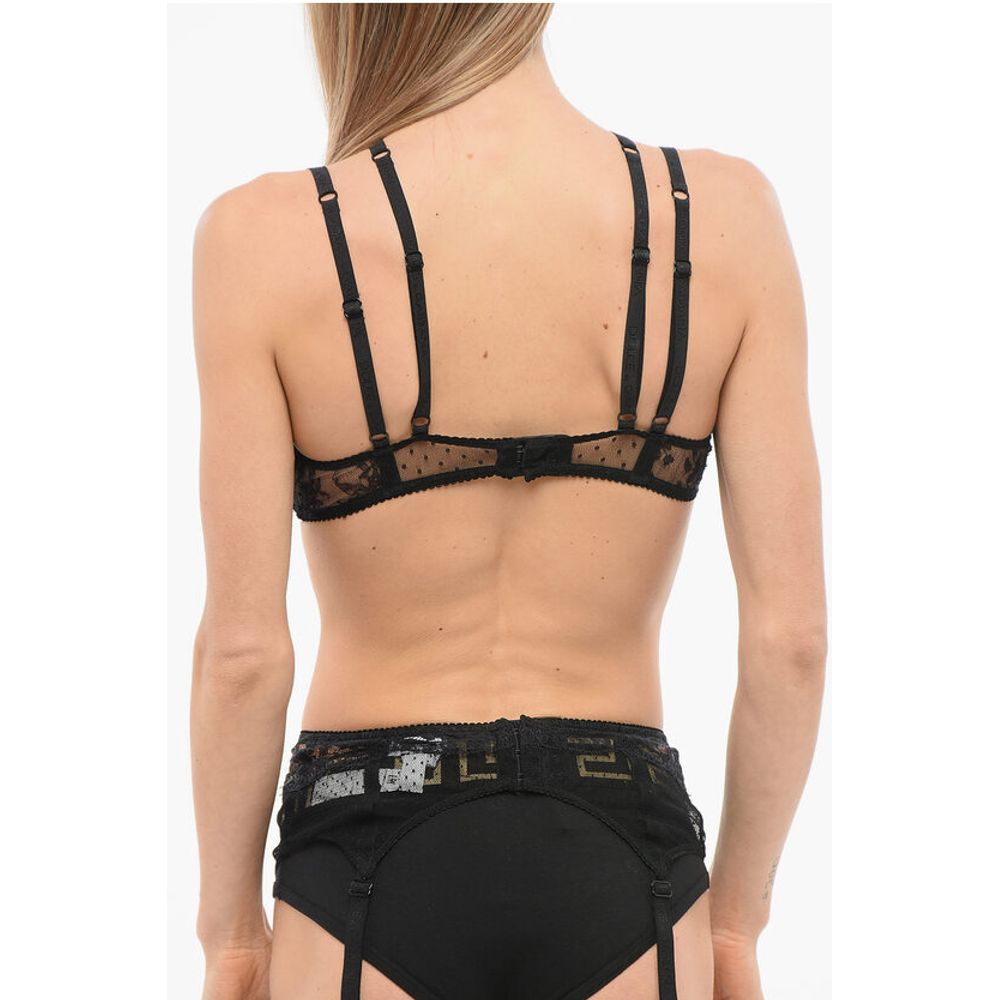 Dolce & Gabbana Sheer Lace HOT STUFF Balconette Bra with Underwire
