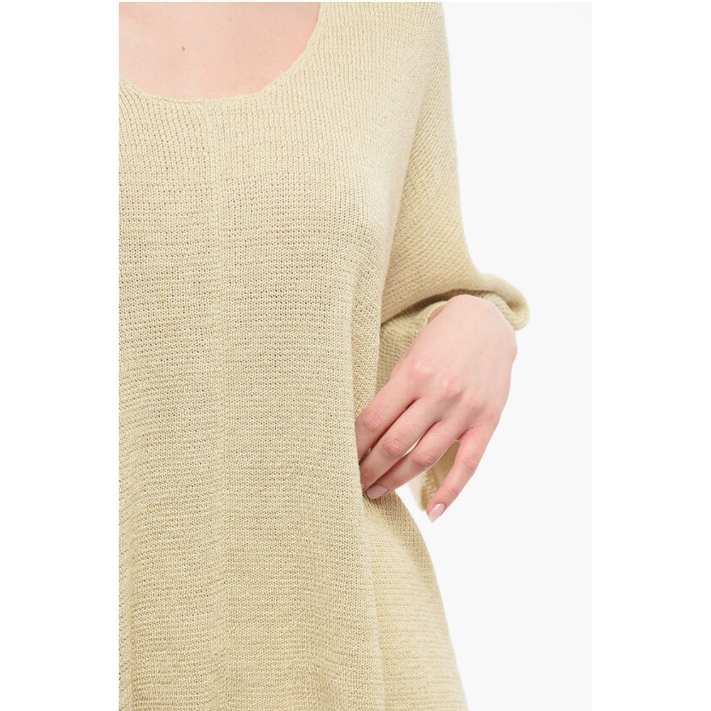 The Row Linen FALEXIS Top with 3/4 Sleeves