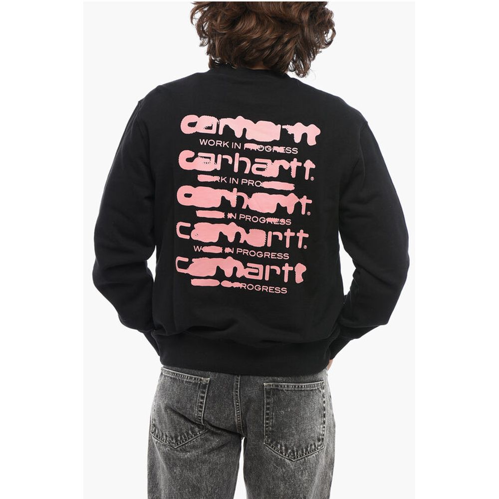 Carhartt Wip Brushed Cotton Crew-neck Sweatshirt with Contrasting Printed
