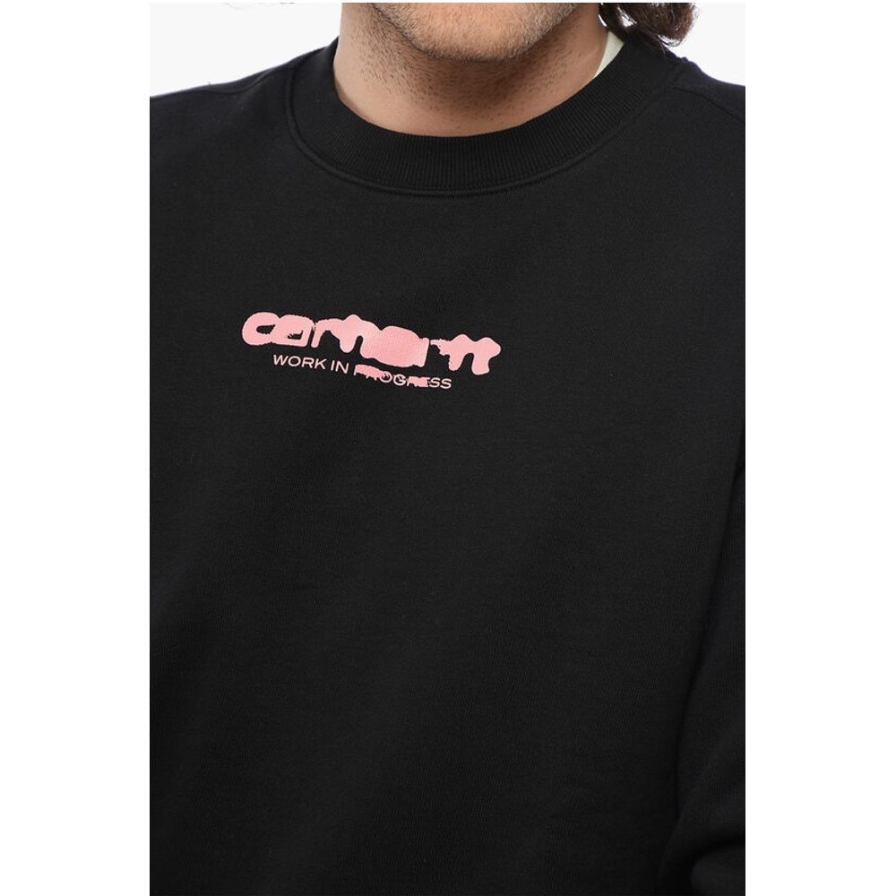 Carhartt Wip Brushed Cotton Crew-neck Sweatshirt with Contrasting Printed