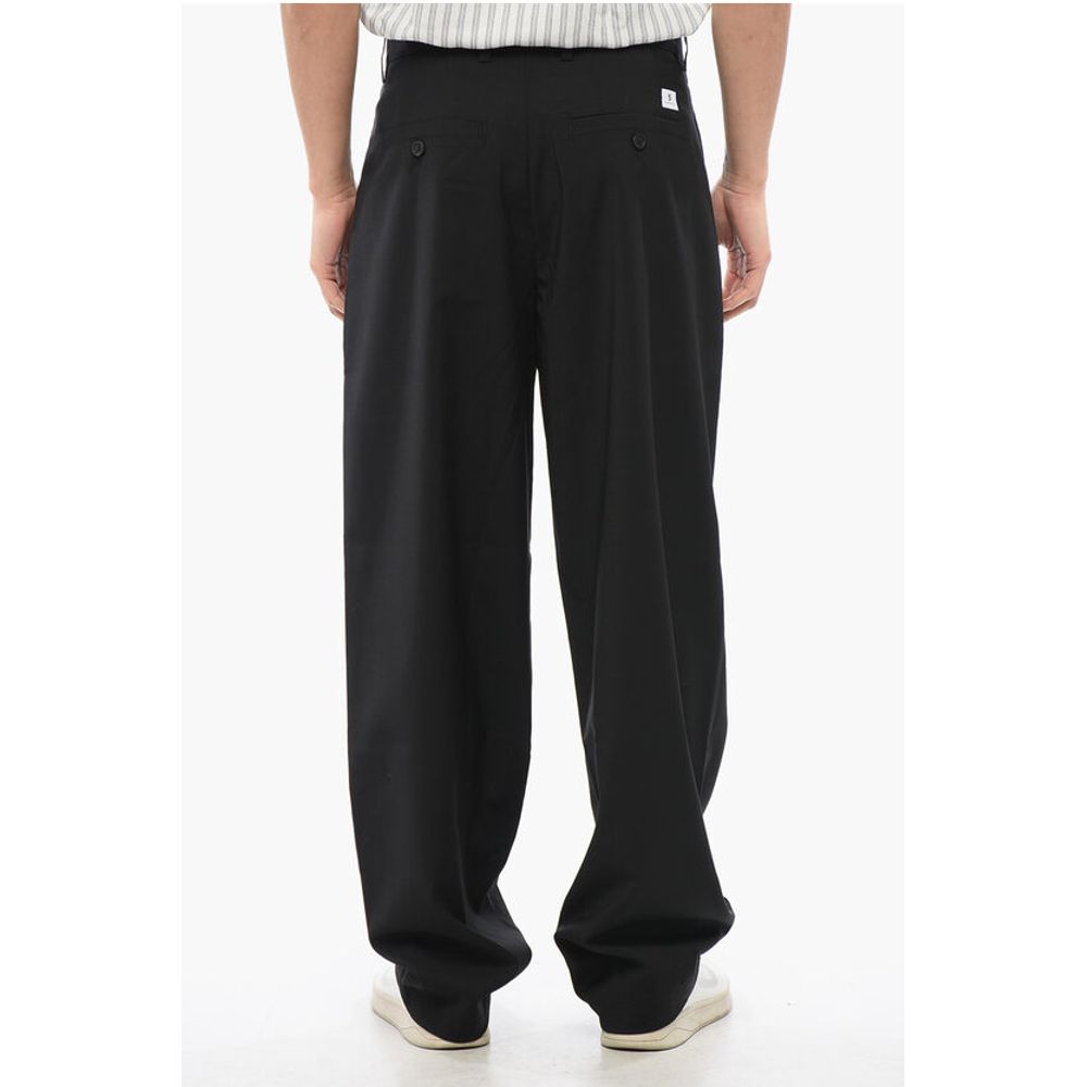 Department 5 Double-Pleated Solid Color WHISKY Pants