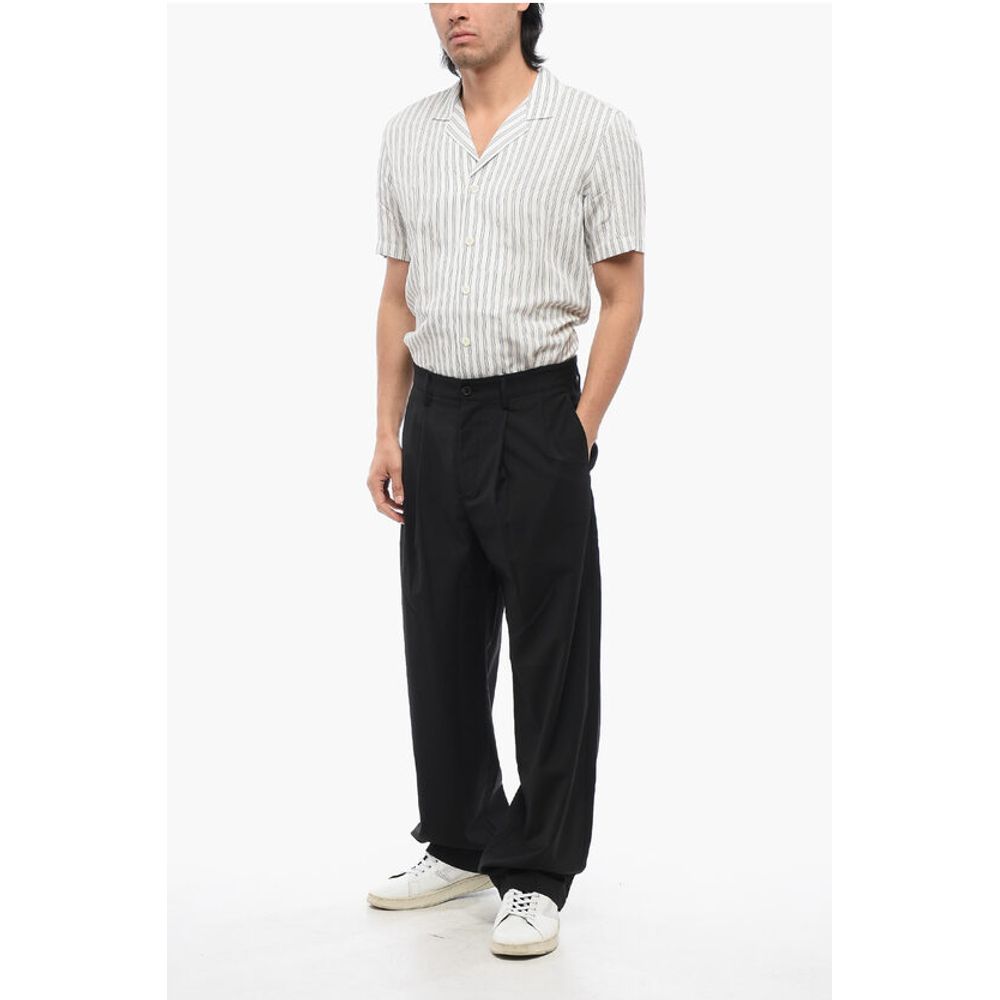 Department 5 Double-Pleated Solid Color WHISKY Pants