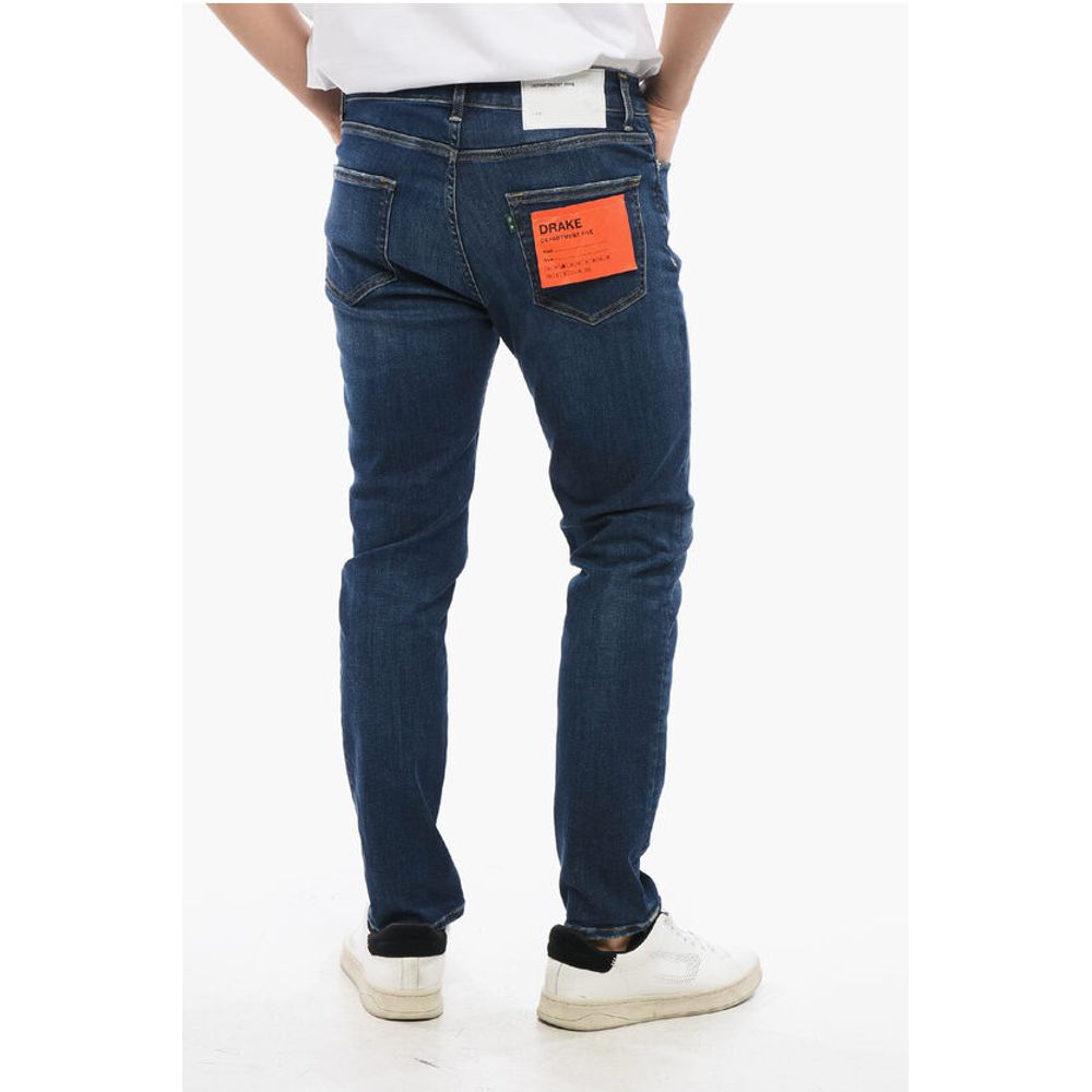 Department 5 Slim Fit DRAKE Jeans with Logoed Button 15cm