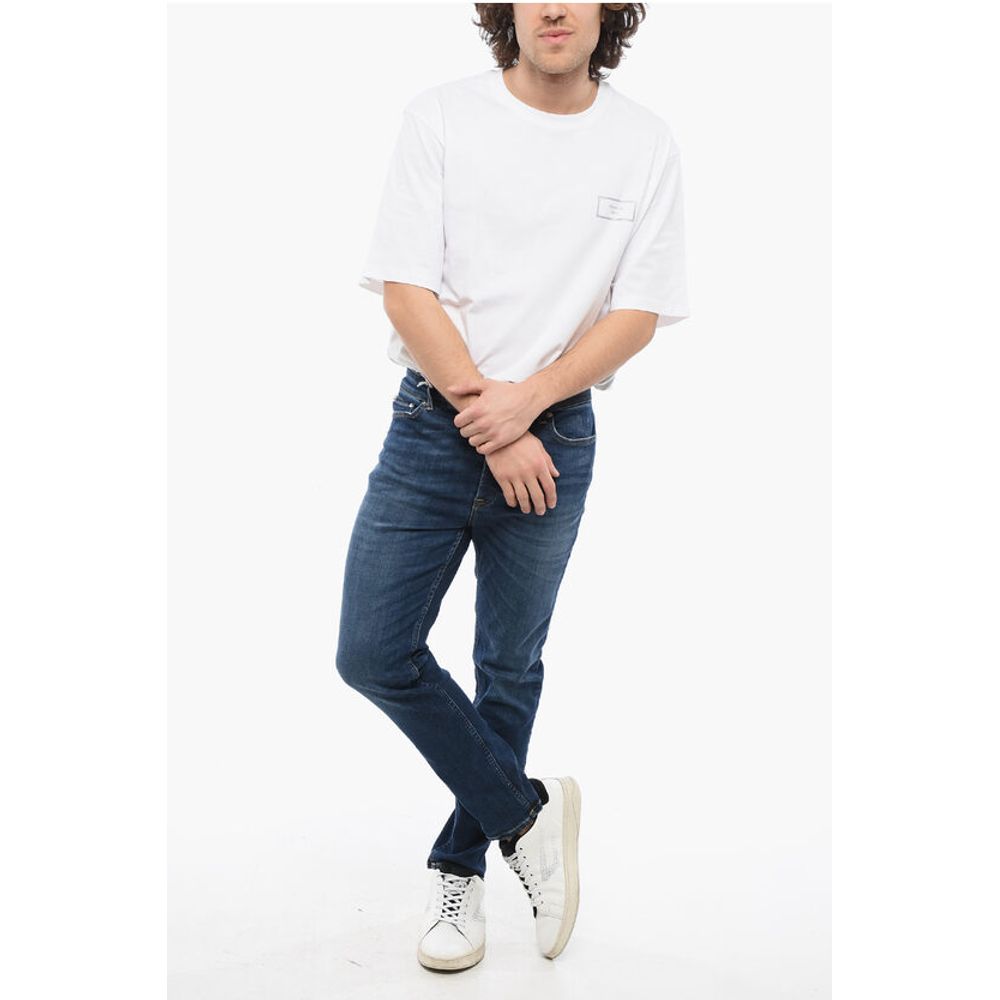 Department 5 Slim Fit DRAKE Jeans with Logoed Button 15cm