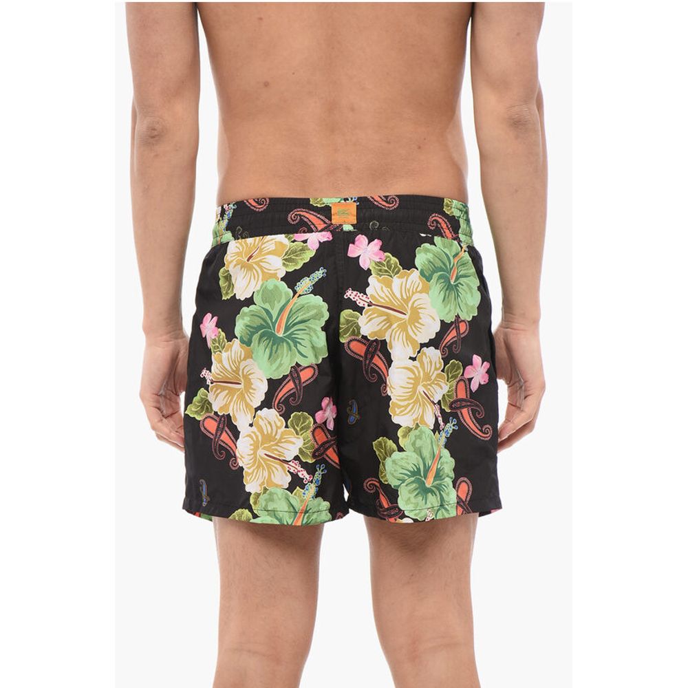 Etro Floral Patterned Swim Shorts with 2 Pockets