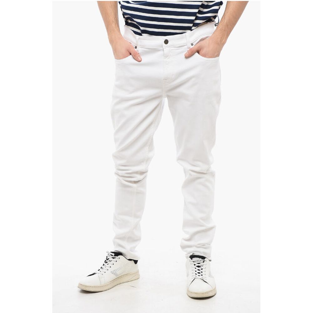 7 For All Mankind Light Wash Slimmy Tapered Fit Jeans 17cm