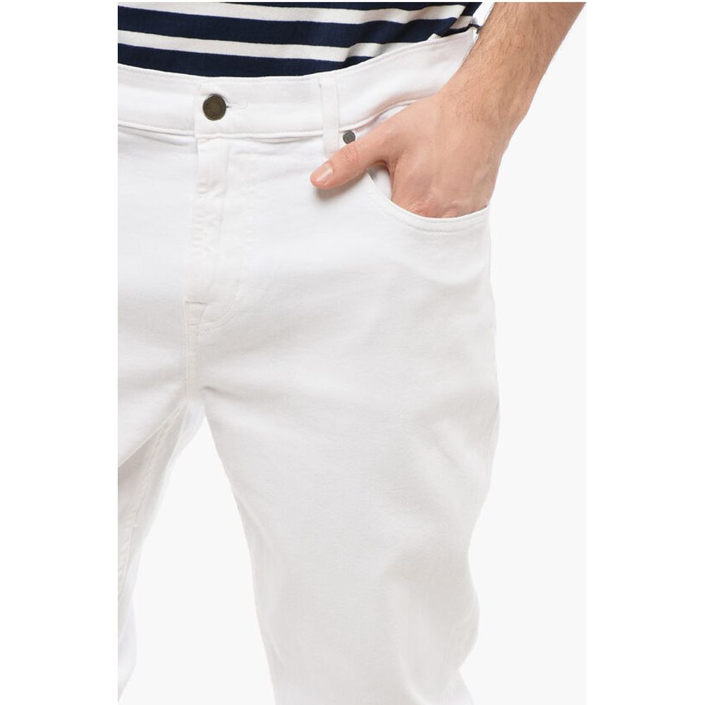 7 For All Mankind Light Wash Slimmy Tapered Fit Jeans 17cm