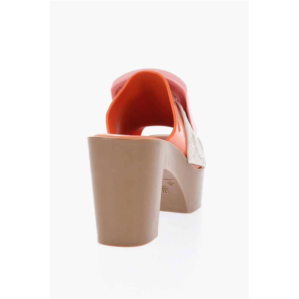 Viktor & Rolf MELISSA Rubber BUCKLE UP Mules with Maxi Buckle 10cm