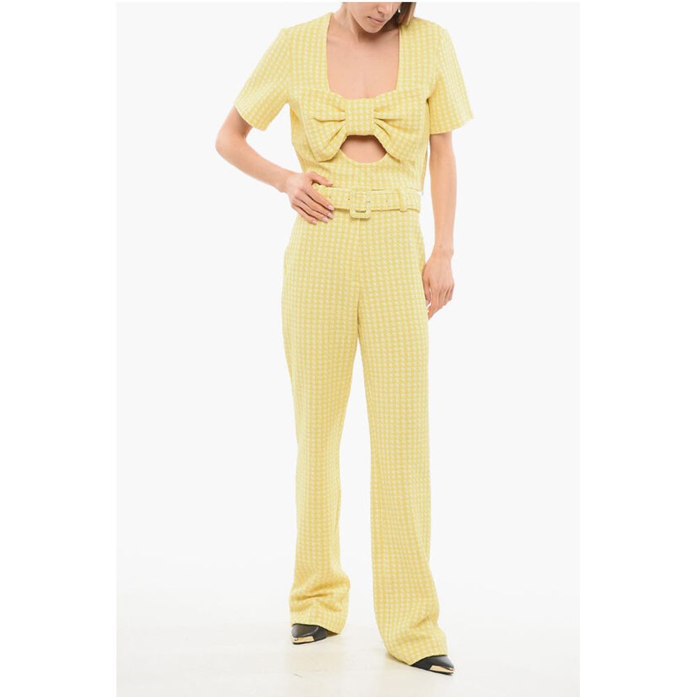 Viktor & Rolf Cropped BANDEAU BOW Top with Deep Neckline