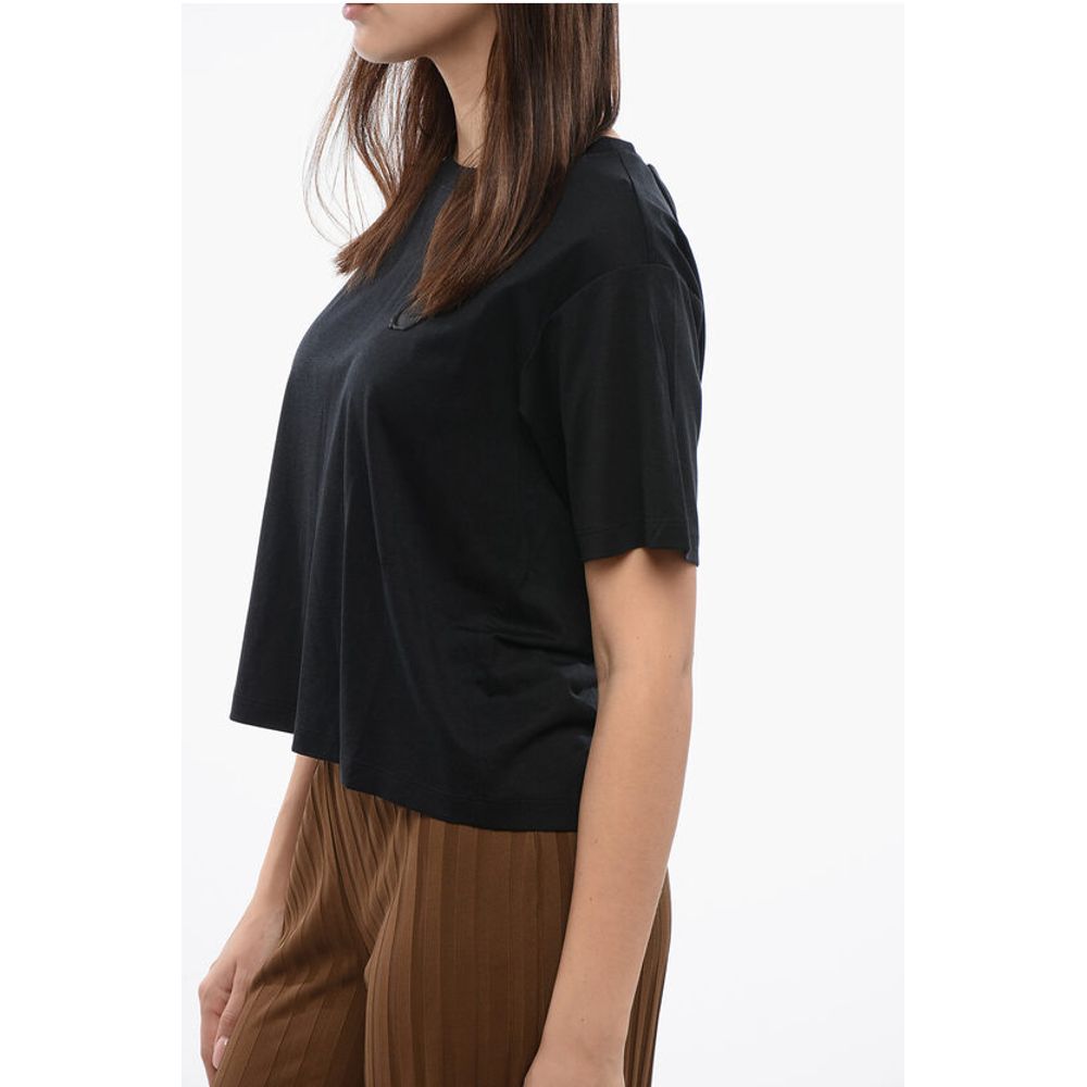 Viktor & Rolf Cropped COUTURE T-shirt With Bow Detail