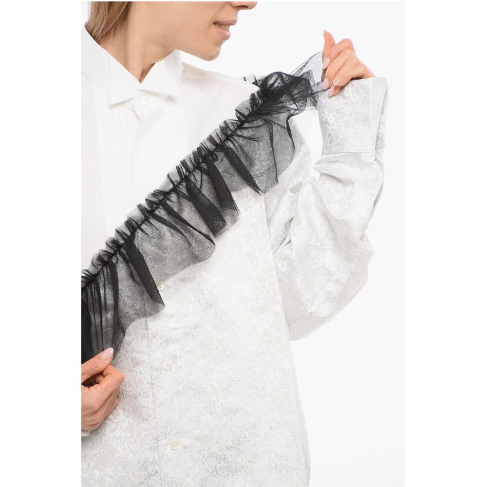Viktor & Rolf Contrasting-tulle BEST OF BOTH WORLDS Shirt
