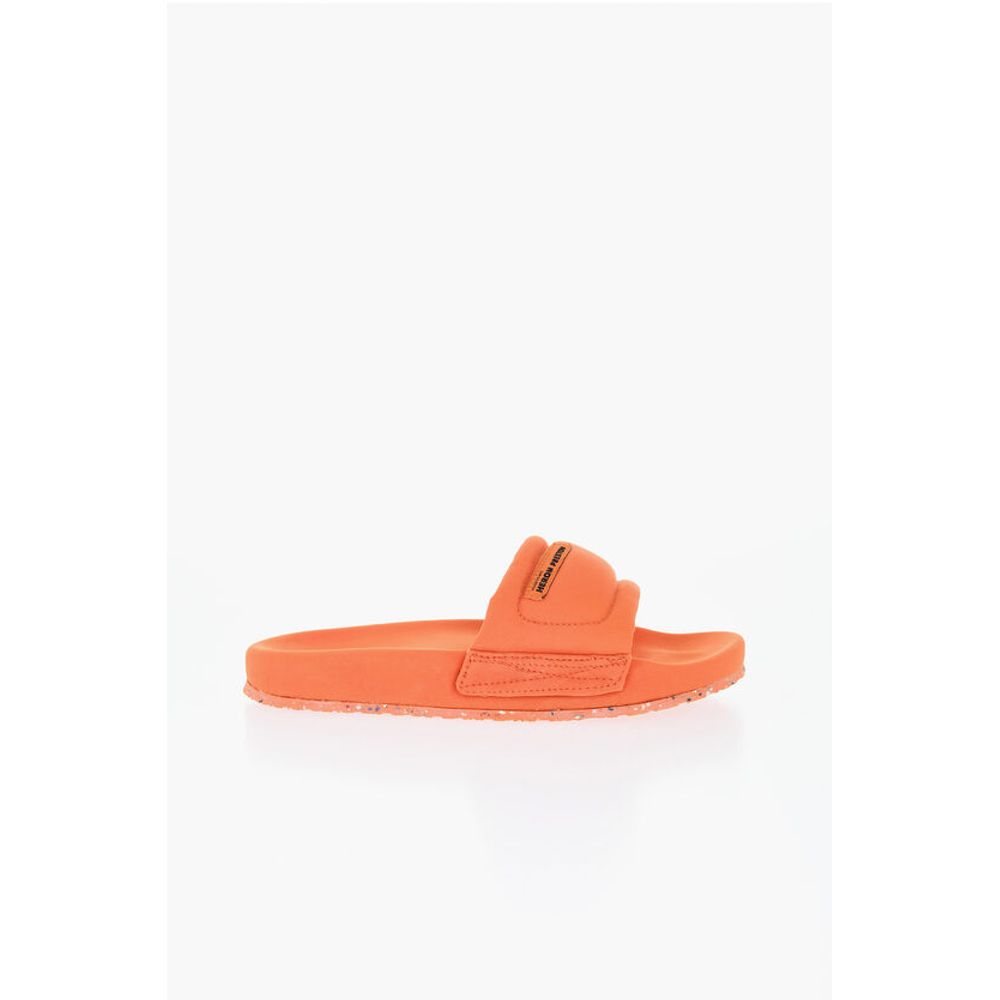 Heron Preston Padded Fabric Sandals with Logo
