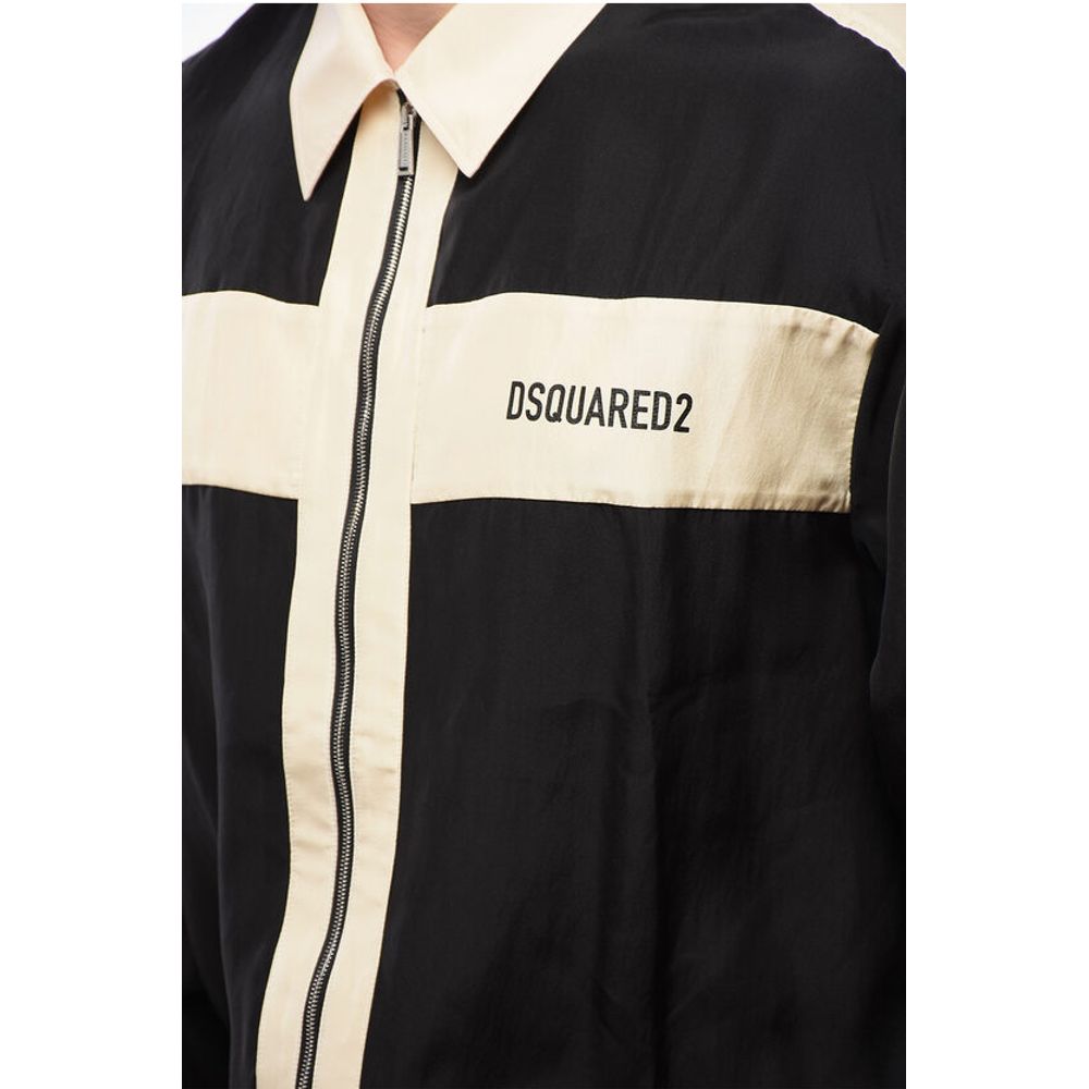 Dsquared² Satin Club Shirt with Zip