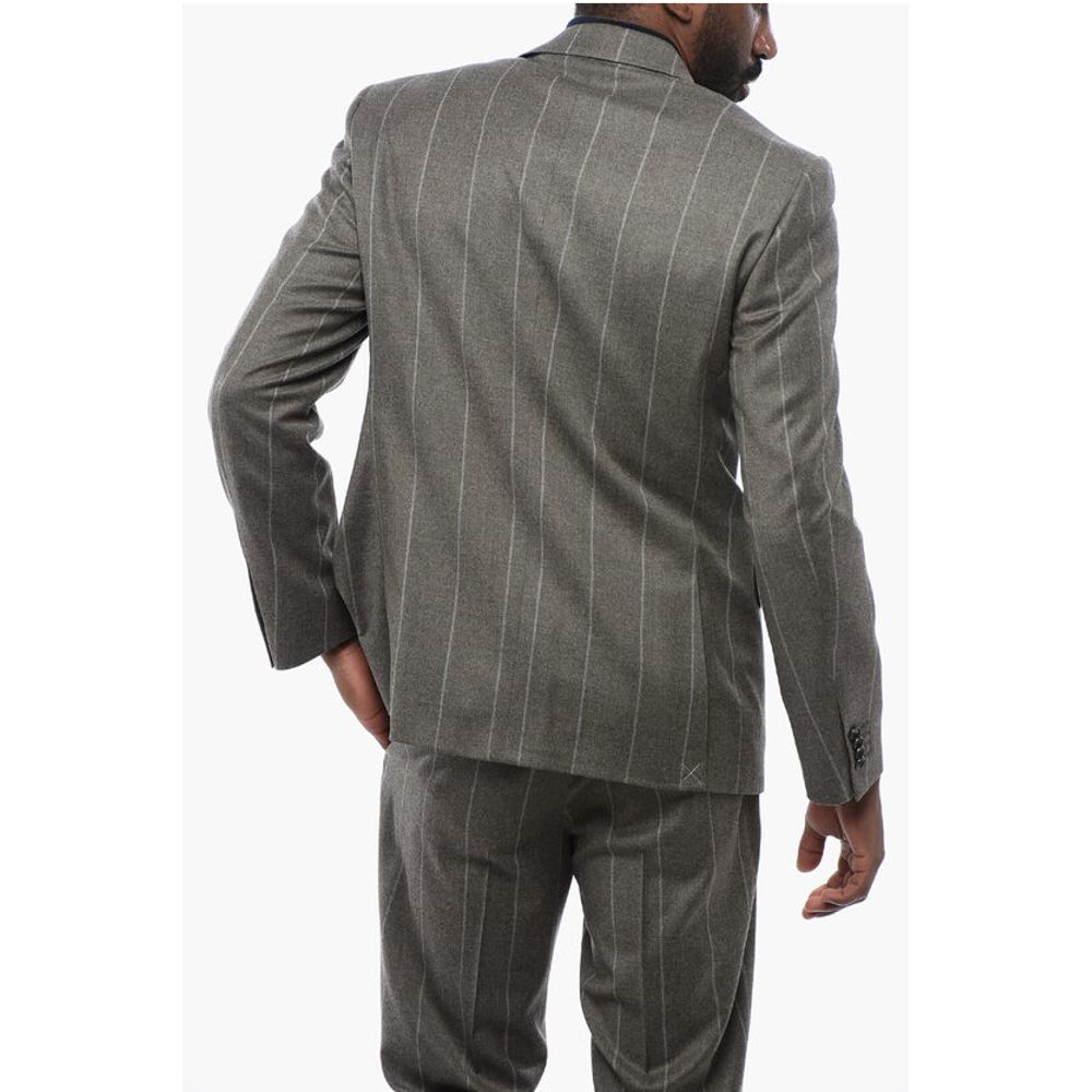Corneliani CC COLLECTION Pinstriped RIGHT Wool Blend Suit