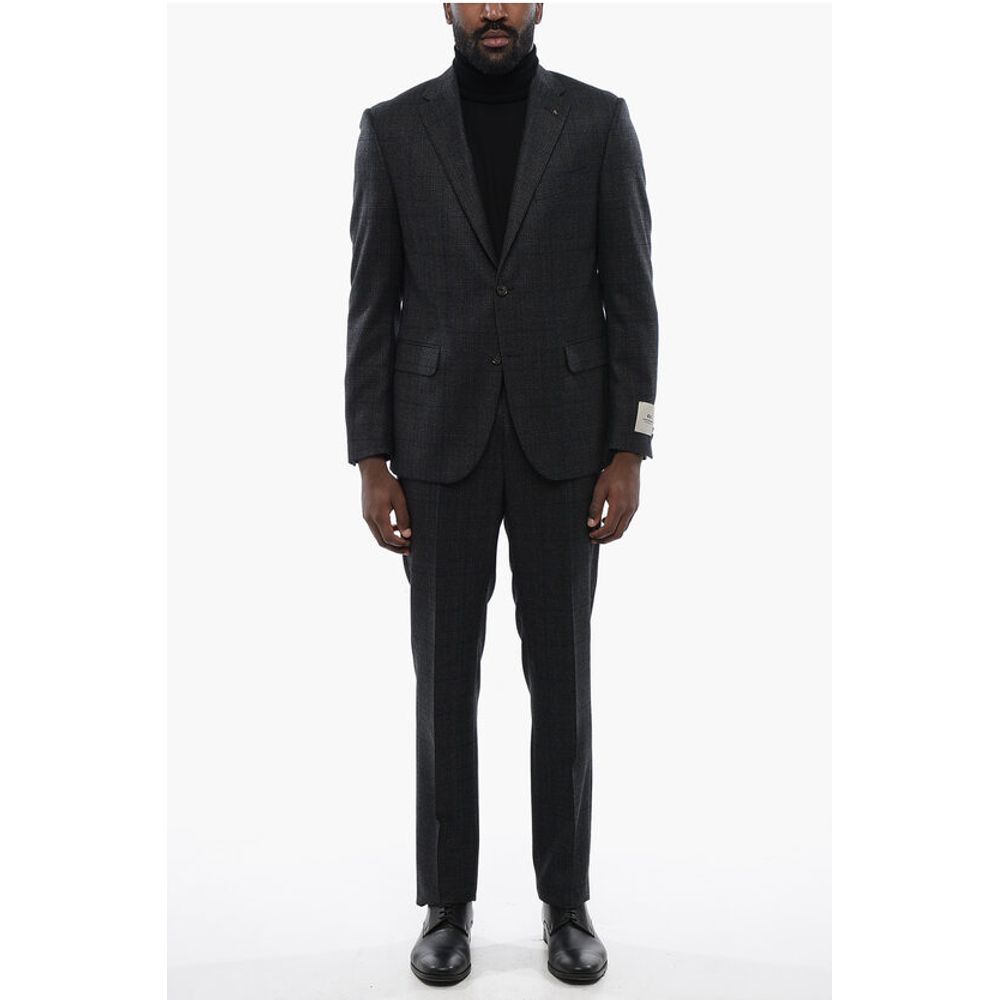 Corneliani CC COLLECTION District Check Wool RIGHT Suit