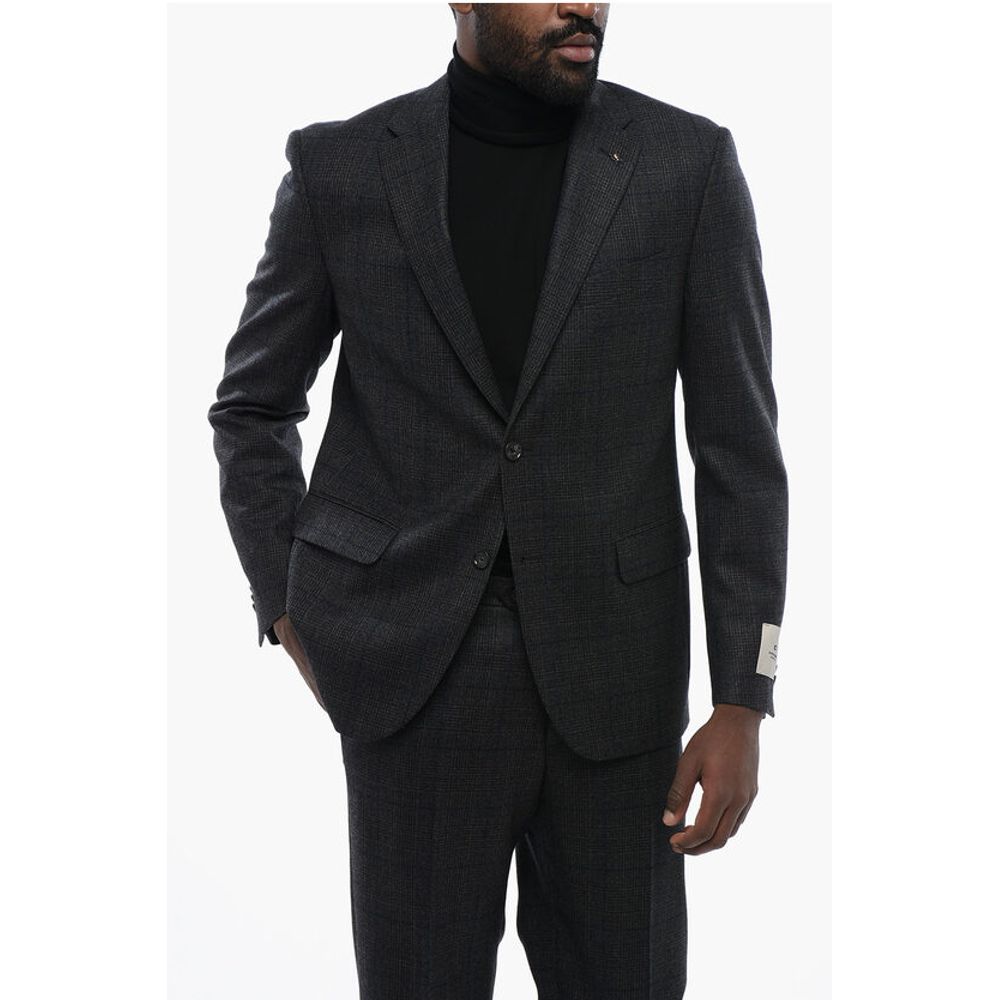 Corneliani CC COLLECTION District Check Wool RIGHT Suit