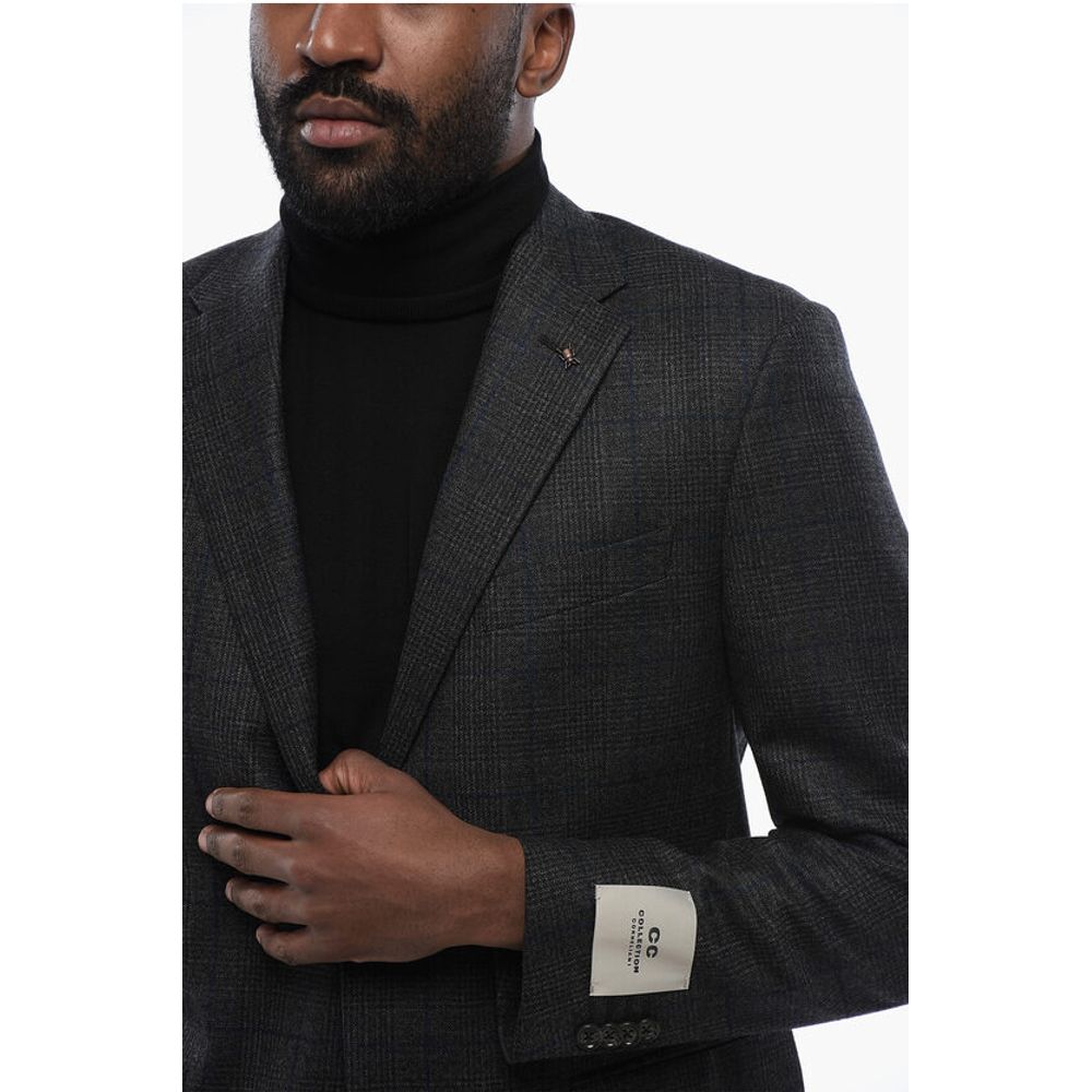 Corneliani CC COLLECTION District Check Wool RIGHT Suit