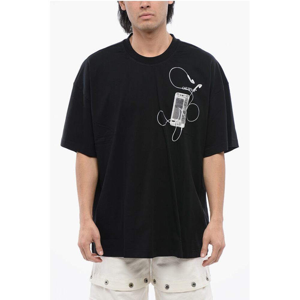 Off-White Oversize-fit SCAN Printed T-shirt