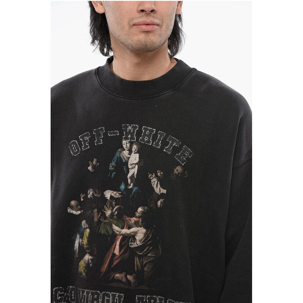 Off-White Printed MARY SKATE Crew-neck Sweatshirt
