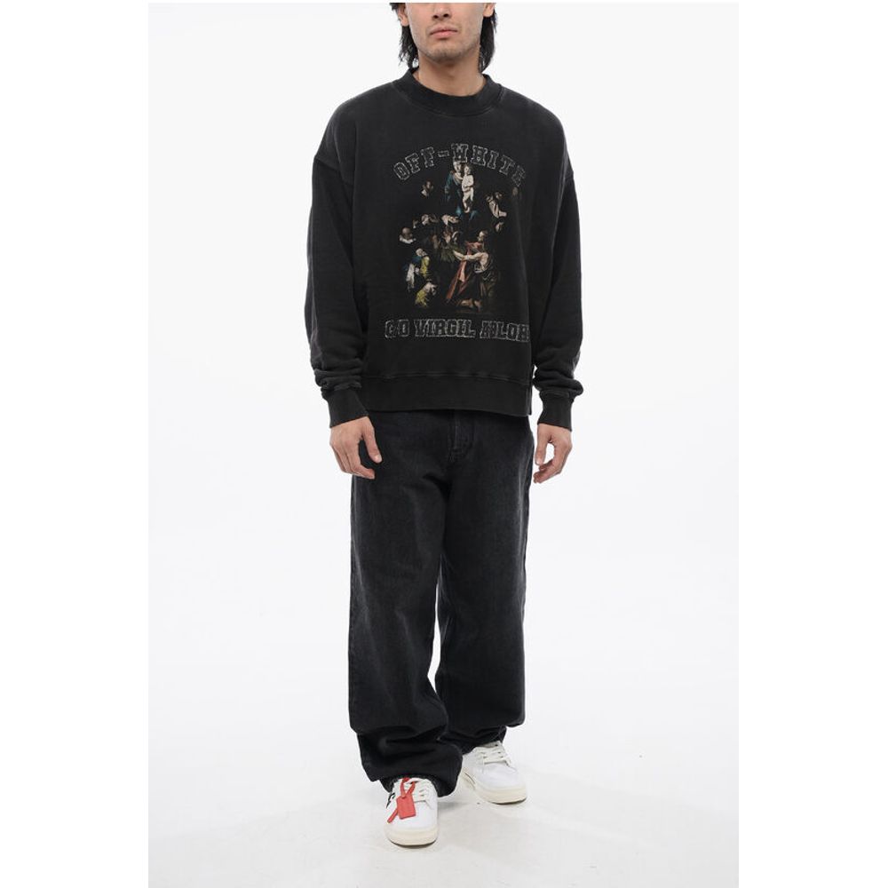 Off-White Printed MARY SKATE Crew-neck Sweatshirt