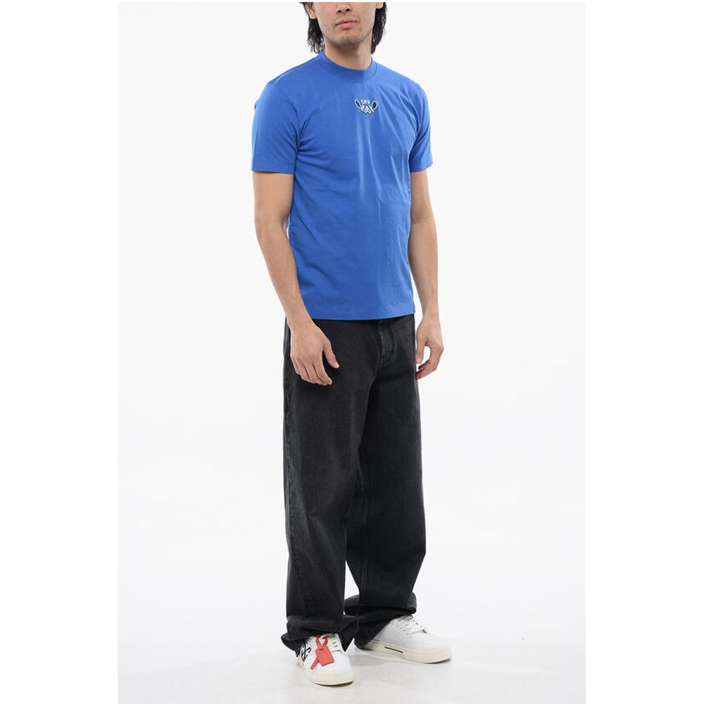 Off-White Bandana Motif Crew-neck T-shirt