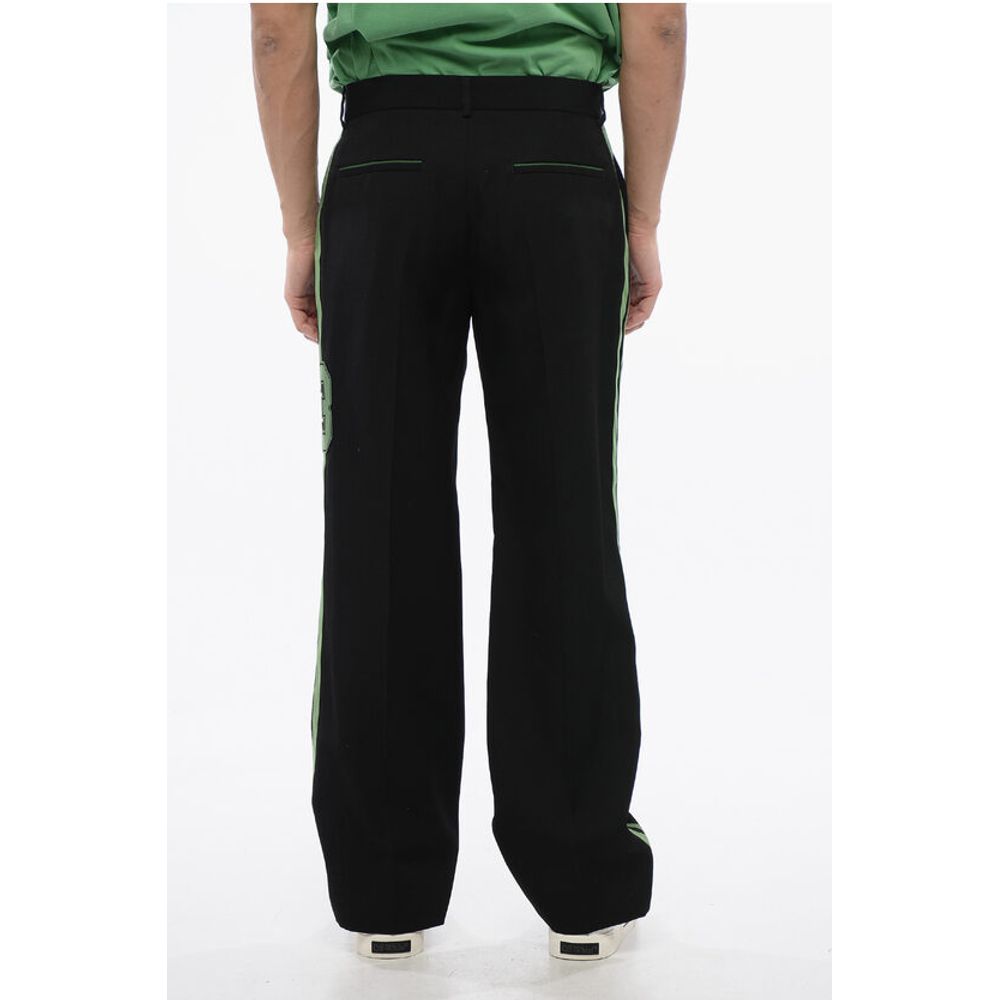 Off-White Pants BUFFALO With Contrasting Side Bands