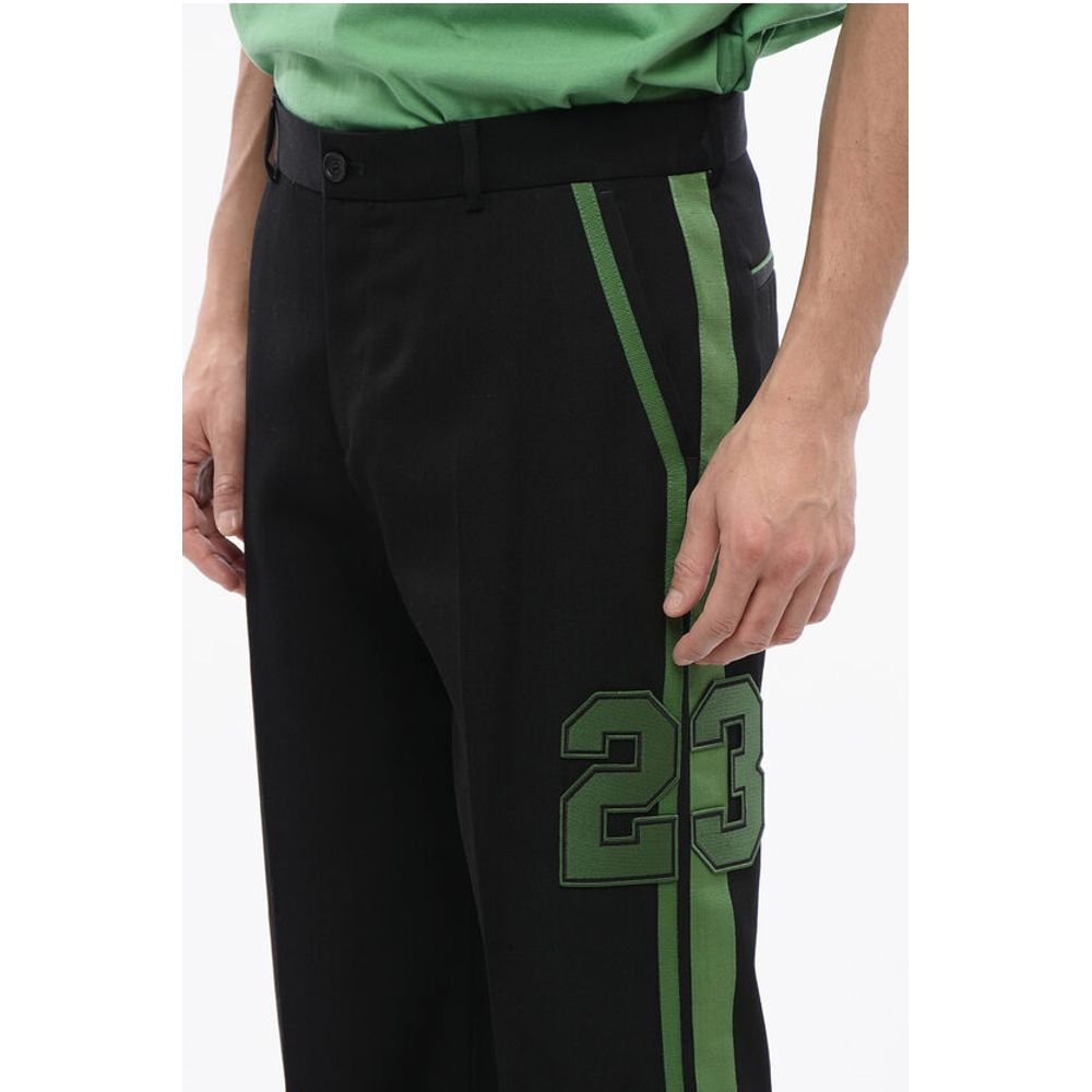 Off-White Pants BUFFALO With Contrasting Side Bands