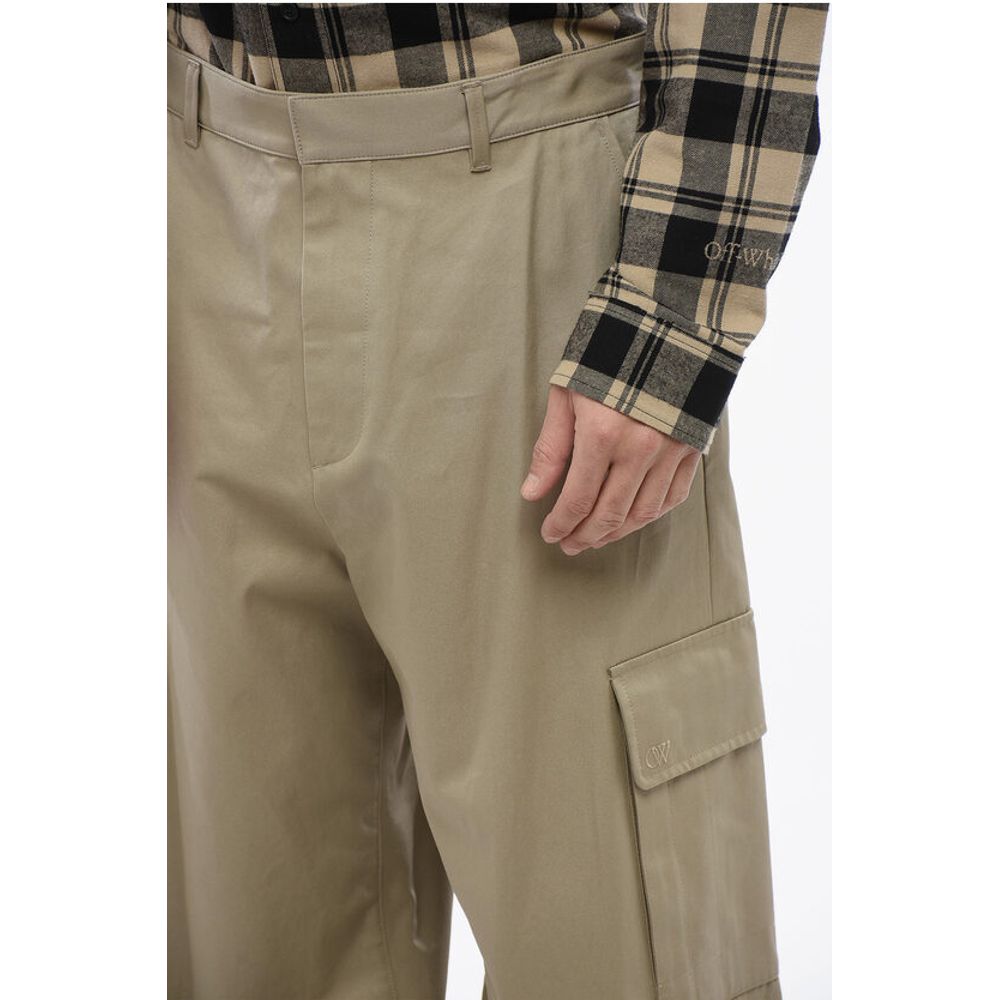 Off-White HIgh Waisted Cargo Pants
