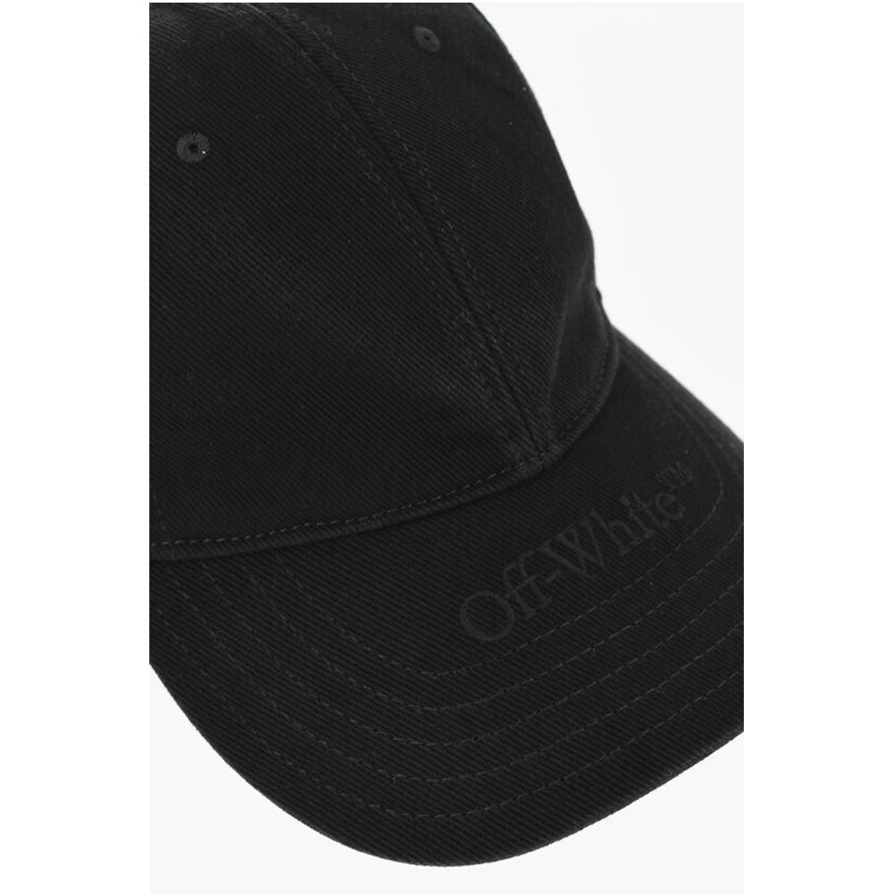 Off-White Solid Color Denim Cap