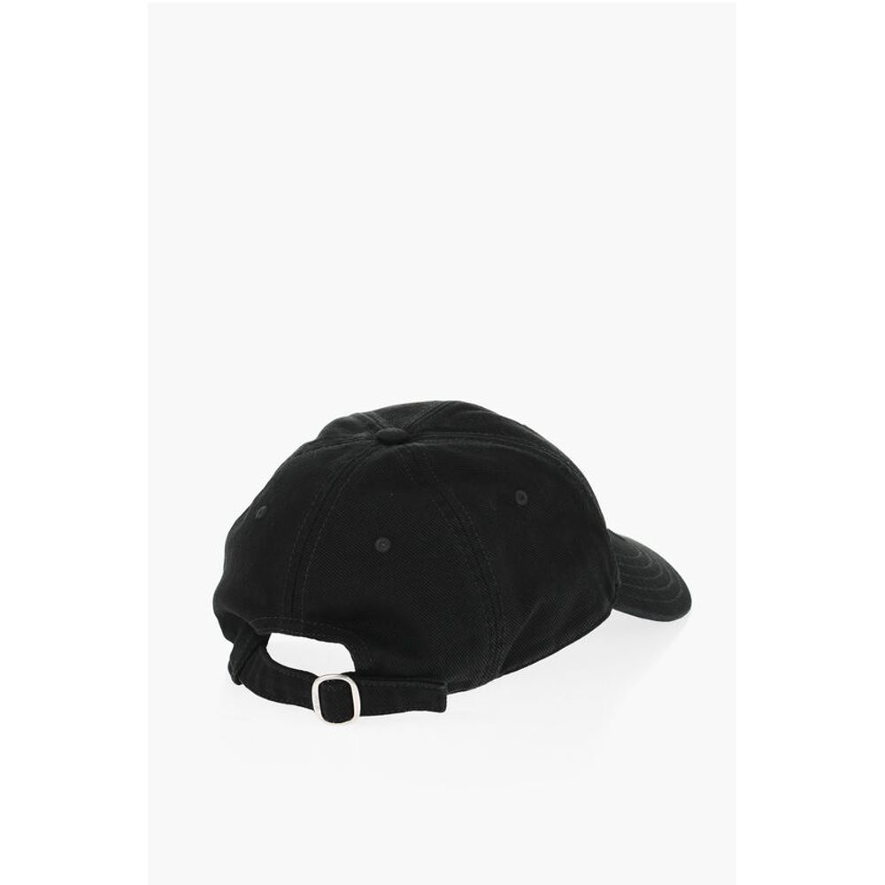 Off-White Solid Color Denim Cap