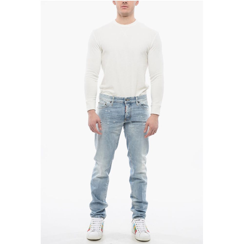 Dsquared² Light-washed Slim Denims