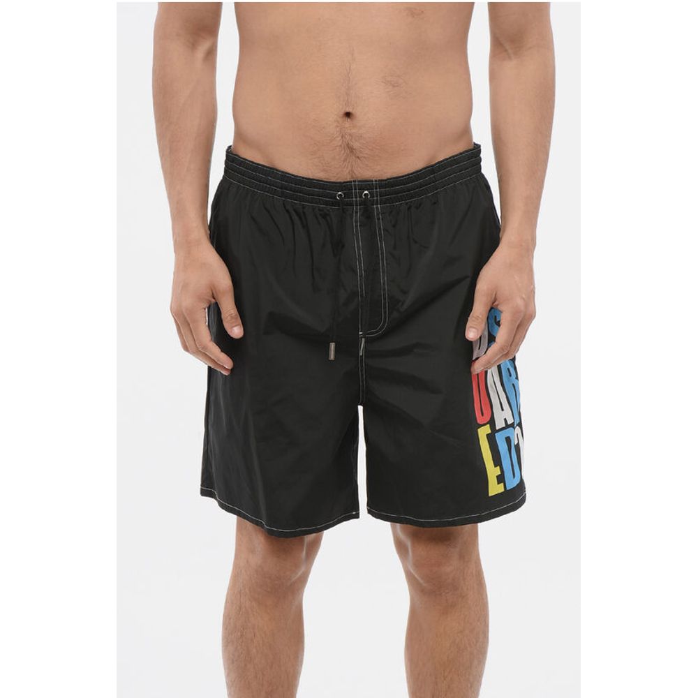 Dsquared² Swimshorts with Multicolored Print