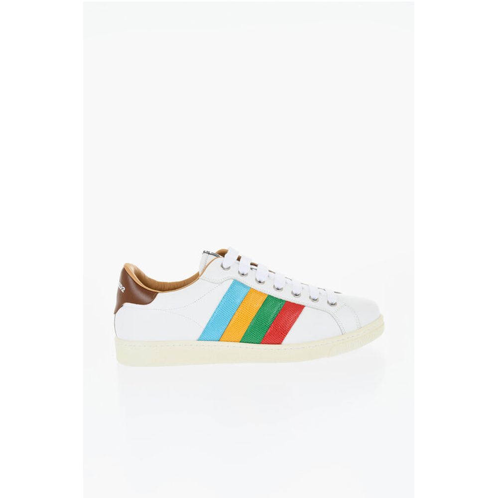 Dsquared² Python Printed Leather Detailed SANTA MONICA Sneakers